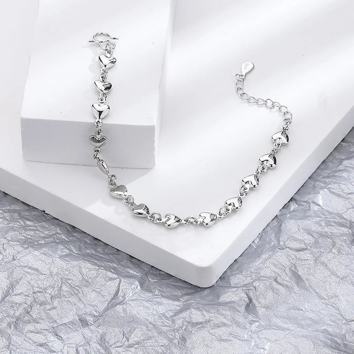 Silver butterfly bracelet