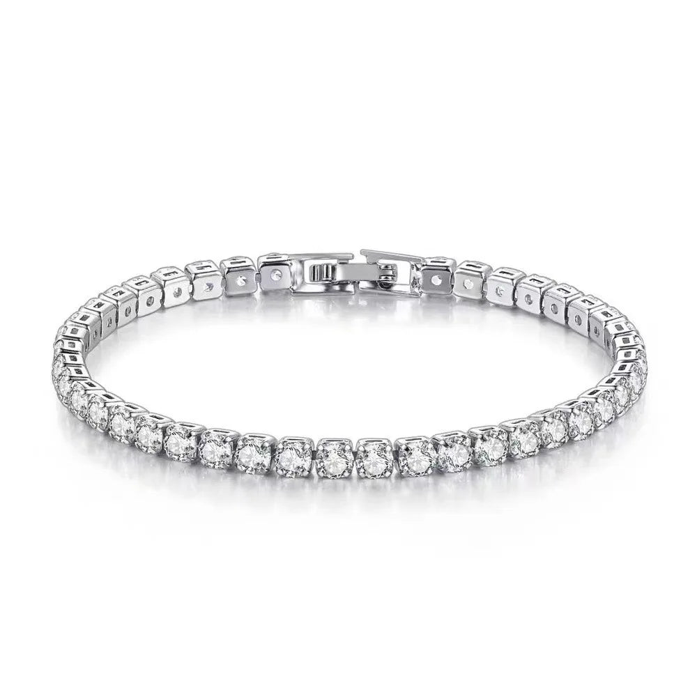 Silver bangle bracelets