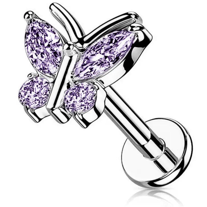 Flat back earrings