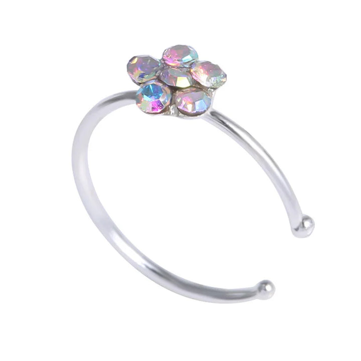 Flower nose ring
