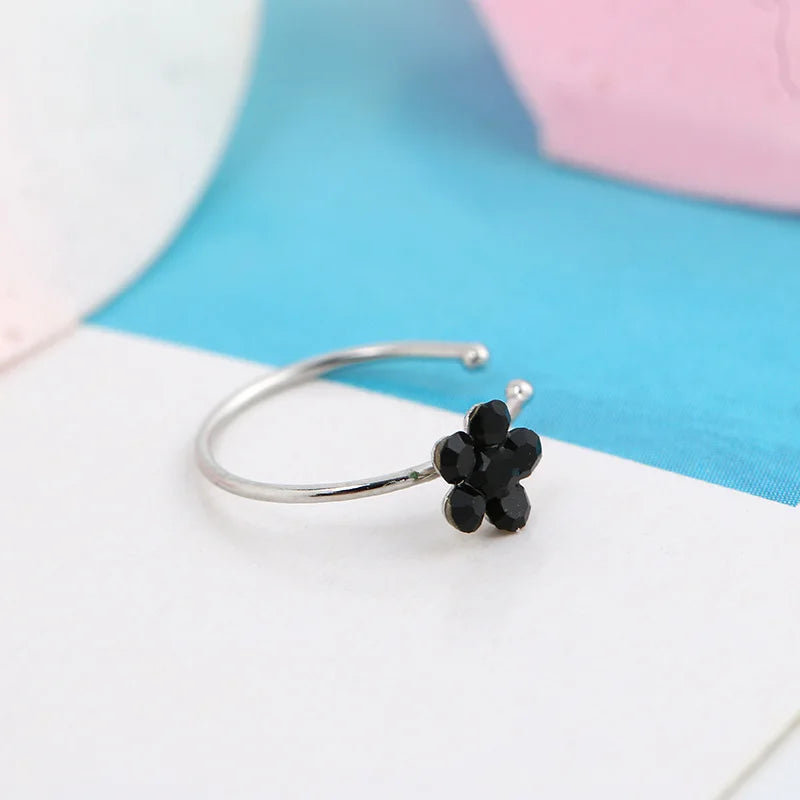 Flower nose ring