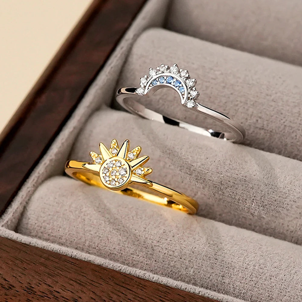 Sun and Moon ring