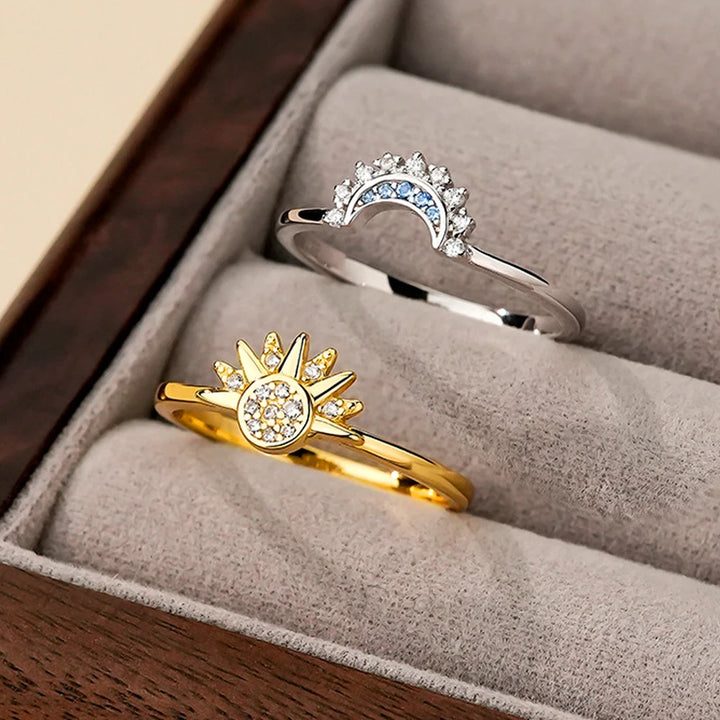 Sun and Moon ring