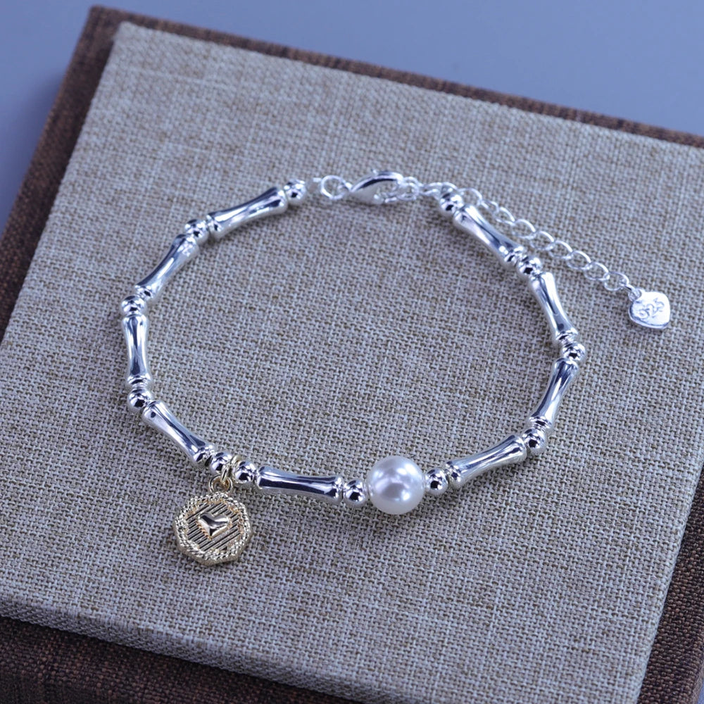 Silver butterfly bracelet