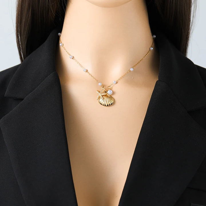 Seashell necklace