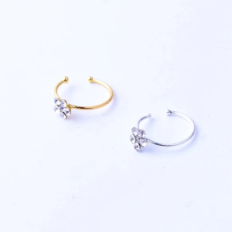 Flower nose ring