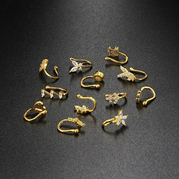 Floating helix piercing