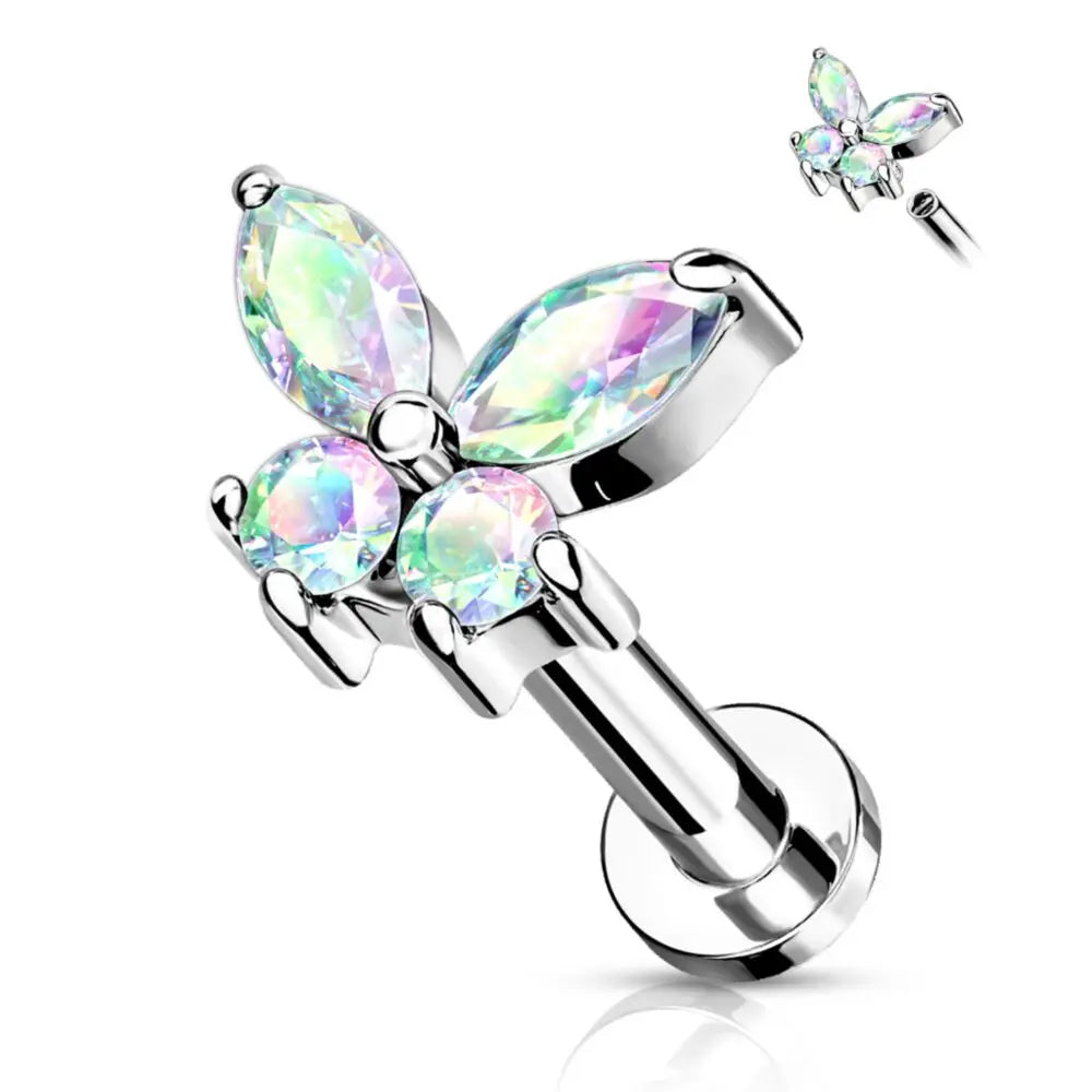 Flat back earrings