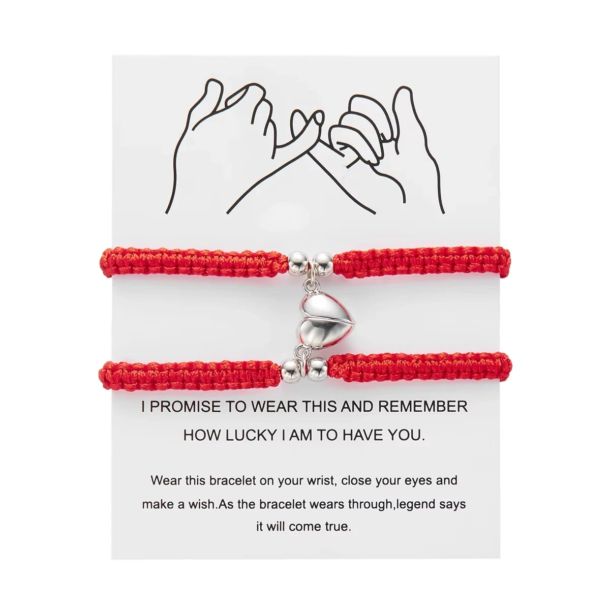 Heart friendship bracelet