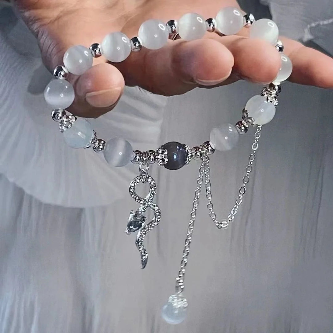 Flower beads bracelet