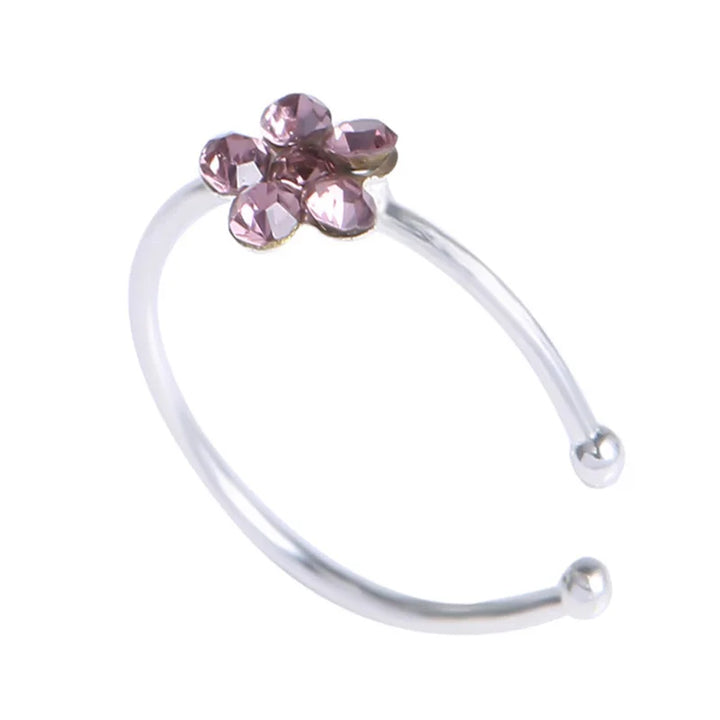 Flower nose ring