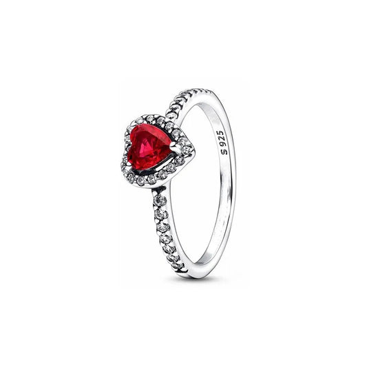 Red heart ring