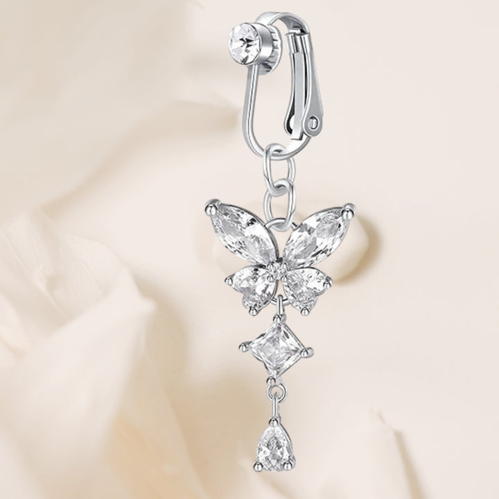 Belly button butterfly ring