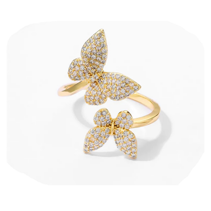 Large butterfly ring
