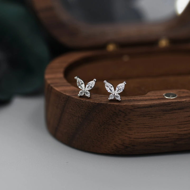 Diamond Butterfly earrings