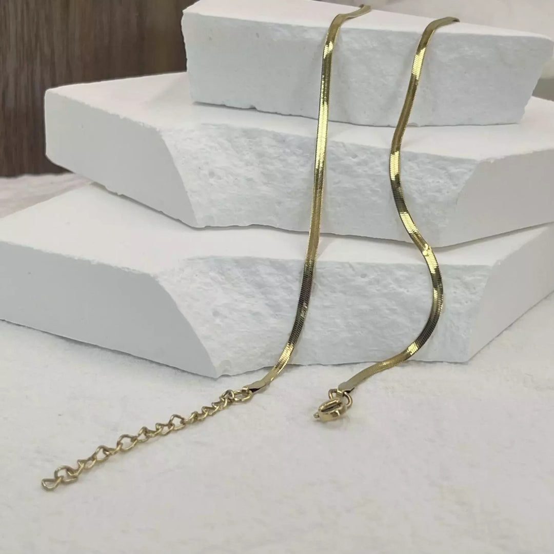 Huge gold necklace